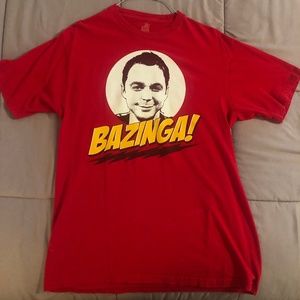 Big Bang Theory "Bazinga!" Men's T-shirt (L)